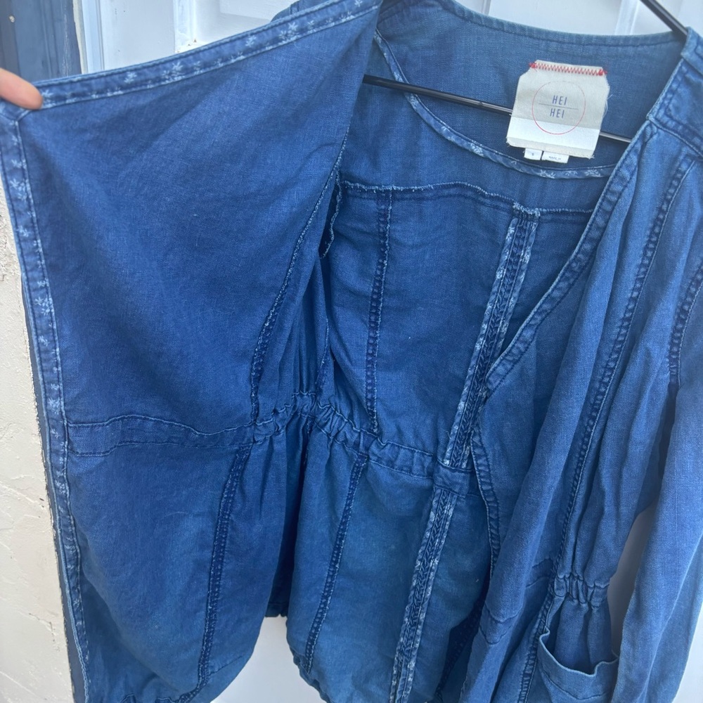 Anthropologie Hei Hei Women's Denim Jacket - Picture 6 of 11